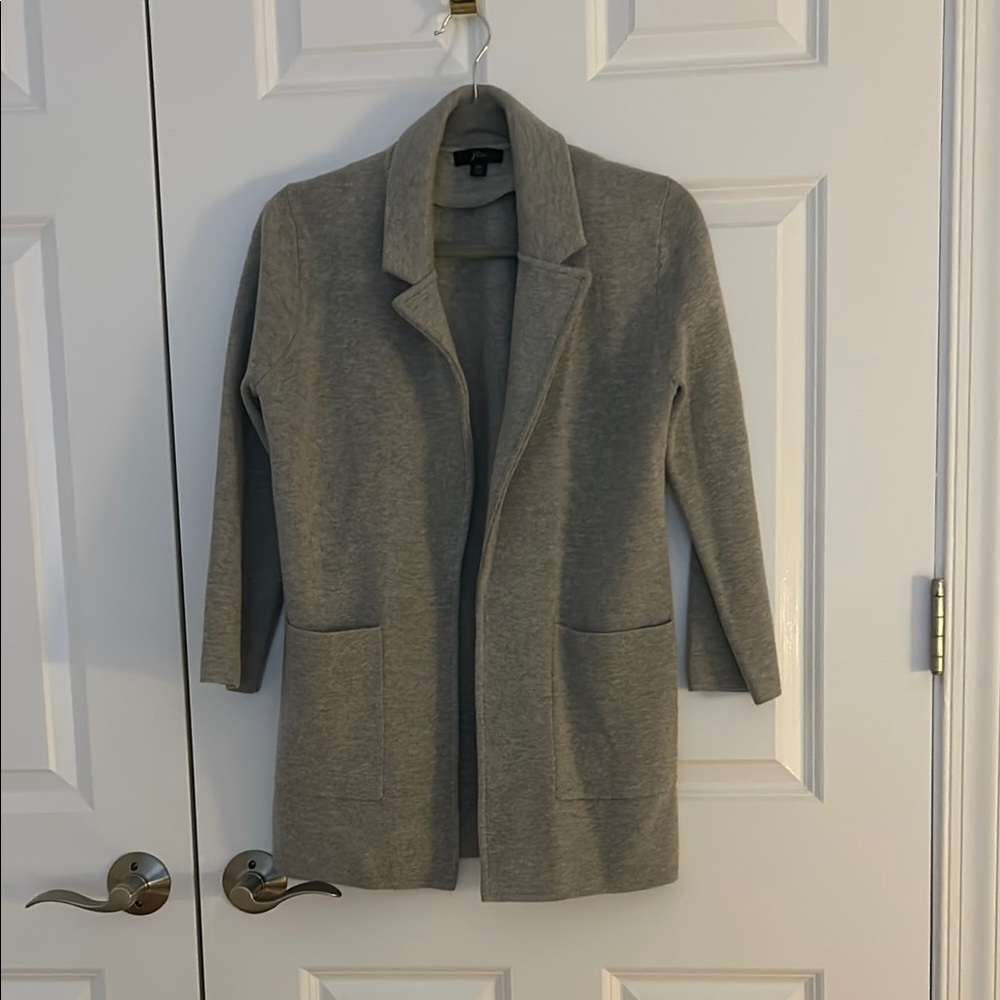 J. Crew Gray Women's Sweater Blazer